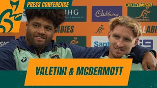 Rob Valetini amp Tate McDermott  Wallabies [upl. by Yenttirb]