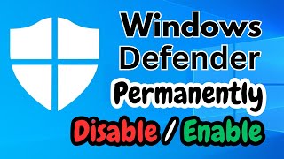 Windows Defender how to Permanently Disable [upl. by Ileak]