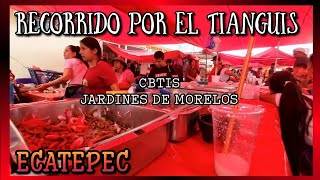 RECORRIDO POR EL TIANGUIS DE CBTIS JARDINES DE MORELOS ECATEPEC  Leogger [upl. by Lenhard421]