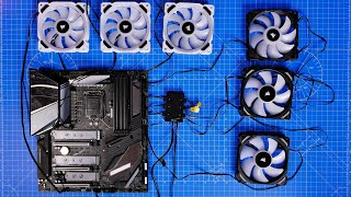 How to wire and setup Corsair RGB fans  tips for adding RGB fans to your case easily [upl. by Hassett]