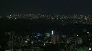 LIVE Beirut Skyline Israeli battle Hezbollah on Lebanon Part8 [upl. by Atikehs]