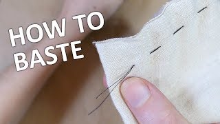 How to use a basting stitch  Impatient Tutorials [upl. by Aerdno]