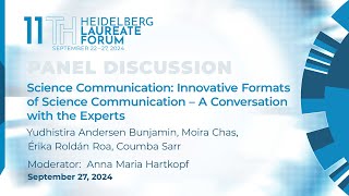 Panel Discussion Science Communication  September 27 [upl. by Patt]