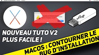 Installation de Mac OS impossible  solution SIMPLE lapplication Installer macOS est endommagée [upl. by Maloy]