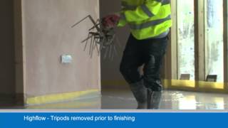 How to Screed using Highflow Concrete Mix [upl. by Groscr]