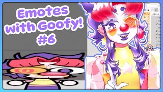 Goofy Ha0nk Livestream  Drawing Emotes 6 [upl. by Argela]