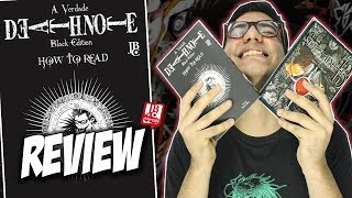 Review DEATH NOTE  HOW TO READ  DATABOOK OFICIAL EM FORMATO BLACK EDITION [upl. by Gwenore]