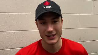 FISU 2023  Mens Hockey  Andrew Coxhead Postgame [upl. by Felicity]