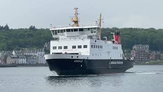 MV Argyle Approaches Rothesay 12524 [upl. by Sevy]