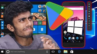 Windows 10 Playstore Support Testing⚡️ No More Android Emulator Android  Windows 🔥 [upl. by Aihsatsan]