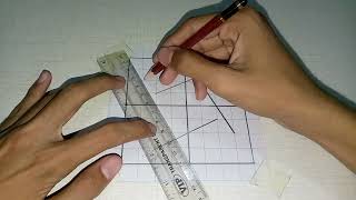 Relaxing graph paper art of easy to draw [upl. by Aisetra]