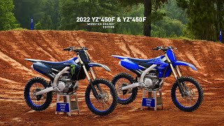 2022 YZ450F Monster Energy Edition amp YZ450F [upl. by Yenalem]