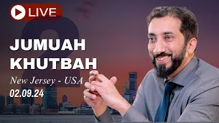 Divorce in the Quran  Live Khutbah by Nouman Ali Khan New Jersey USA  AlMustafa Islamic Center [upl. by Junieta]