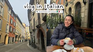 Italian vlog una passeggiata a Milano un paio di consigli su libri e podcast Subtitles [upl. by Virnelli544]