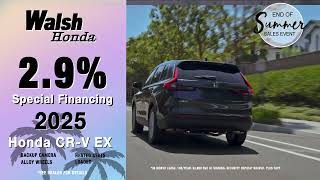 Walsh Honda Macon GA 2025 Honda CRV EX 339mo [upl. by Goddord]