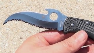 Spyderco Matriarch Emerson Wave Folding Knife [upl. by Gosselin]