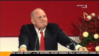 Uli Hoeneß erzählt den quot Alaba Witz quot [upl. by Illil678]