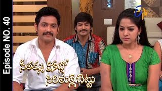 Seethamma Vakitlo Sirimalle Chettu  22nd October 2015 – Full Episode No 40 [upl. by Amaral]