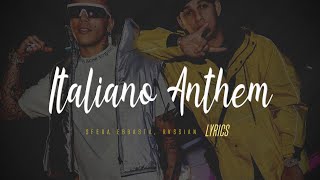 Sfera Ebbasta Rvssian  Italiano Anthem Testo 🎵 [upl. by Assirral]