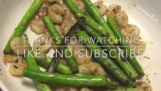 how to make shrimp amp asparagus stir fry [upl. by Ybocaj]