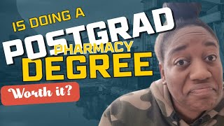 Is Doing A Post Graduate Degree After Pharmacy Worth It [upl. by Tam]