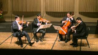 Shanghai String Quartet  Dvorak String Quartet in Aflat Major Op 105 [upl. by Ylrevaw648]