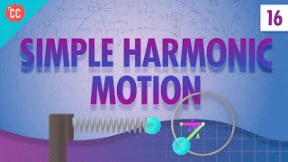 Simple Harmonic Motion Crash Course Physics 16 [upl. by Seuqram]