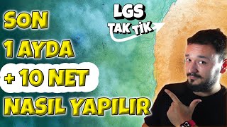 LGS Son 1 Ayda 10 Net Nasıl Yapılır LGS [upl. by Cuthbertson]