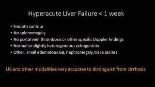 Fulminant Acute Liver Failure US and Correlative Imaging [upl. by Carlynne]