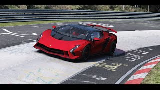 Lamborghini Invencible 2024 on Nürburgring Nordschleife  Assetto Corsa [upl. by Koblas]