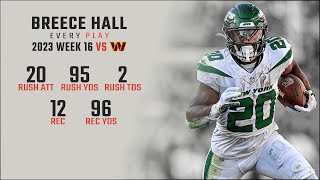 Rookie RB Breece Halls Top Plays of the 2022 Season  The New York Jets  NFL [upl. by Garrek]