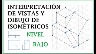 Expresión Gráfica Ejercicios resueltos Interpretación de Vistas Nivel Bajo [upl. by Sidell]