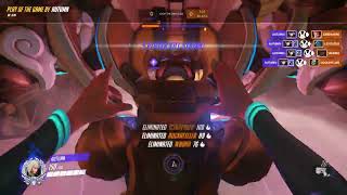 Overwatch 1 POTG  4 kills on Dva  Watchpoint Gibraltar 240422 [upl. by Celin]