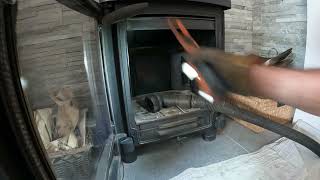 Contura woodburner cleaning [upl. by Aninay]