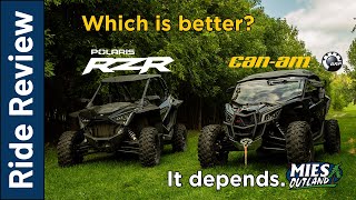 Which is better You decide  Maverick X3 XDS Turbo RR vs RZR Pro XP [upl. by Yesnik]