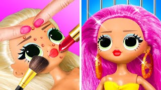 TRANSFORMATION INCROYABLE DE POUPEE LOL DIY Rénovation pour Poupée Populaire par YOWZA [upl. by Merp689]