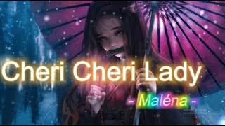 Cheri Cheri Lady  Maléna  Vietsub  Lyrics  TikTok [upl. by Eicarg]