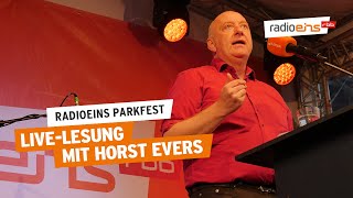 LiveLesung mit Horst Evers I Das radioeins Parkfest 2022 [upl. by Eidarb]