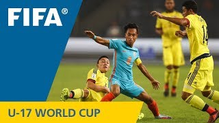 India v Colombia  FIFA U17 World Cup India 2017  Match Highlights [upl. by Llerreg822]