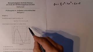 ZK Mathe NRW Beispielaufgaben ab 2024 Beispiel 3 Prüfungsteil A [upl. by Budworth668]