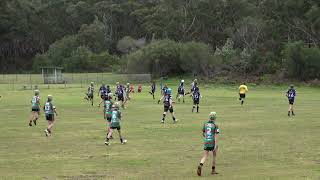 U13  MYALL RIVER V SWANSEA 1ST HALF ROUND 9 [upl. by Eberhard]