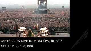 Metallica  Live in Moscow Russia September 28 1991  Tushino Airfield [upl. by Kcirret]