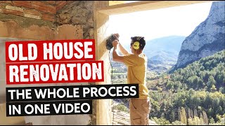 HOW I RENOVATED AN ANCIENT ABANDONED HOUSE  🛠️ Full DIY HowTo Process [upl. by Okiruy]