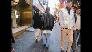 2024년 11월 8일 MyeongDong Walk 명동거리 [upl. by Fillender]