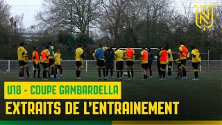 U18  Gambardella  les Nantais focalisés sur leur 32ème de finale [upl. by Llacam]