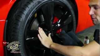 How To Detail Black Wheels  Chemical Guys BLACK ECOSMART TRIM GEL  EPIC CAR CARE [upl. by Uolymme351]