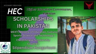 How to create account of HEC  HEC NEED BASE scholarship  HEC Scholarships Application Process [upl. by Yebloc]