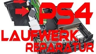 PS4 defektes Laufwerk reparieren  LW Reparatur der PlayStation 4 HD [upl. by Sanez]