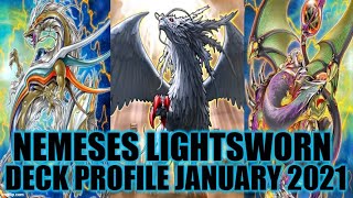 NEMESES LIGHTSWORN DECK PROFILE JANUARY 2021 YUGIOH [upl. by Coridon]