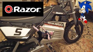 Razor MX350 Overview  First Test Drive [upl. by Carson675]